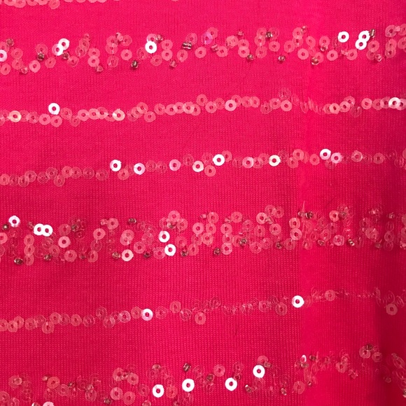 Rafaella sequined top with square neckline. EUC - Picture 8 of 13